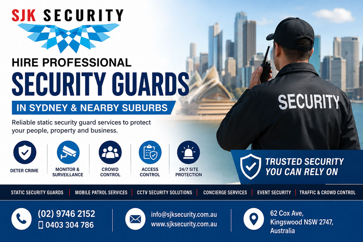 Hire a Security Guards in Sydney for Reliable Protection